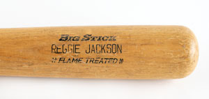 Lot #4138 Reggie Jackson Game-Used Baseball Bat - Image 1