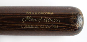 Lot #4018 Hank Aaron Signed Baseball Bat - Image 3