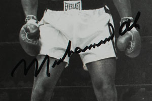 Lot #4176 Muhammad Ali and Sonny Liston Signed Display - Image 3