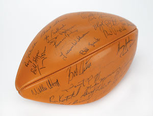 Lot #4193  Green Bay Packers 1968 Team-Signed