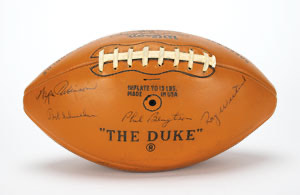 Lot #4193  Green Bay Packers 1968 Team-Signed Football - Image 4