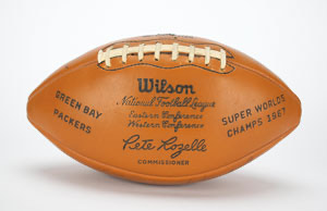 Lot #4193  Green Bay Packers 1968 Team-Signed Football - Image 5
