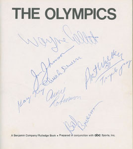 Lot #4215 Steve Prefontaine and Olympic Athletes Signed Munich 1972 Summer Olympics Guides - Image 3