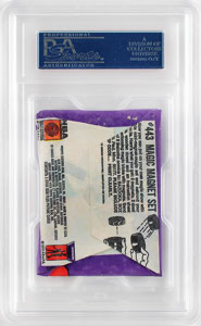 Lot #4141  1972 Topps Basketball Wax Pack PSA MINT 9 - Image 2