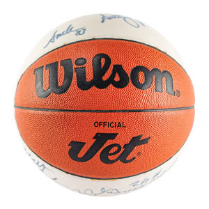 Lot #4169  Basketball Hall of Famers Signed Basketball - Image 8