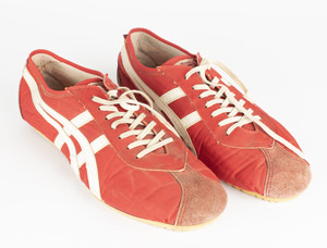 Lot #4307 Jim Fixx's Personally-Worn Shoes from