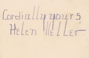 Lot #324 Helen Keller - Image 1
