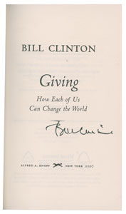 Lot #62 Bill and Hillary Clinton - Image 1