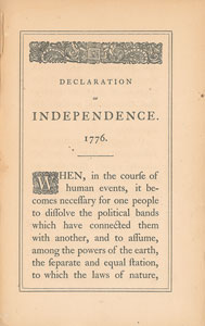Lot #288  Declaration of Independence and Constitution - Image 2