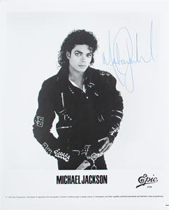Lot #859 Michael Jackson