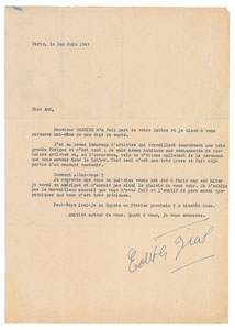 Lot #774 Edith Piaf - Image 1