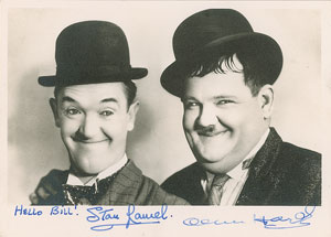 Lot #1064  Laurel and Hardy