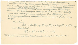 Lot #230 Albert Einstein Autograph Manuscript - Image 1