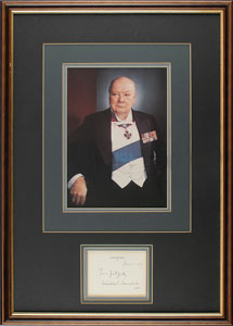 Lot #242 Winston Churchill - Image 1