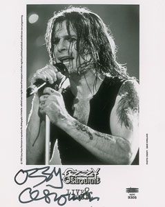 Lot #830 Ozzy Osbourne
