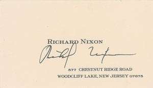 Lot #132 Richard Nixon - Image 1