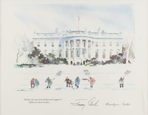Lot #146  Presidential Christmas Card Prints - Image 4