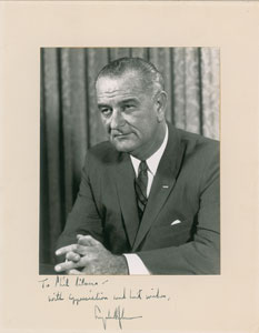 Lot #108 Lyndon B. Johnson