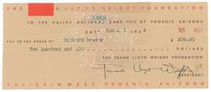 Lot #582 Frank Lloyd Wright