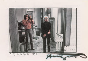 Lot #607 Andy Warhol