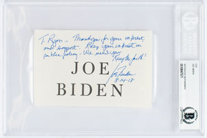Lot #260 Joe Biden - Image 1