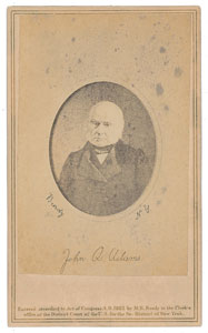 Lot #33 John Quincy Adams