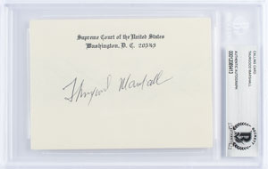 Lot #342 Thurgood Marshall - Image 1