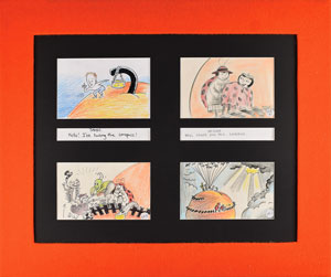 Lot #1050  James and the Giant Peach Group of (4) Storyboards - Image 1