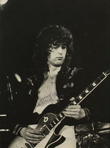 Lot #821  Led Zeppelin: Jimmy Page