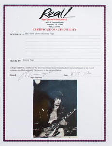 Lot #821  Led Zeppelin: Jimmy Page - Image 4