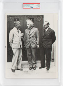 Lot #296 Albert Einstein Original 'Type 2' Photograph - Image 1
