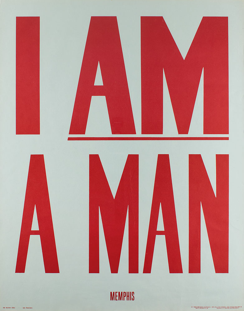 Lot #3001  Original 'I Am a Man' Poster