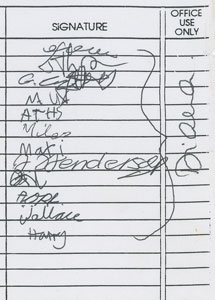 Lot #3079  Princess Diana Document Signed - Image 2