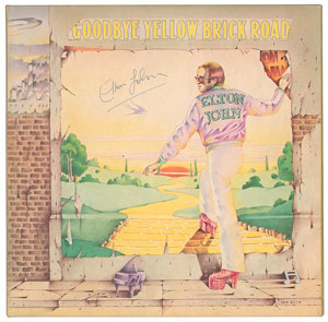 Lot #3071 Elton John Signed Album
