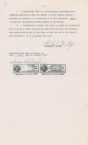 Lot #3010 Richard Nixon Document Signed - Image 2