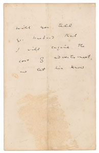 Lot #3051 Oscar Wilde Autograph Letter Signed - Image 3