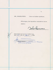 Lot #3064 John Lennon Document Signed - Image 12