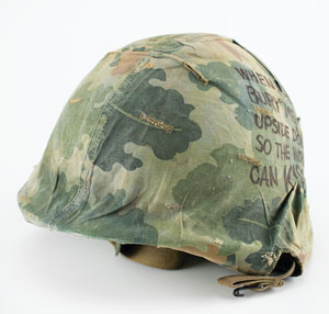 Lot #3083  Platoon Helmet from Original Theatrical Poster - Image 6