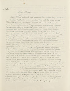Lot #3031 Albert Einstein Autograph Letter Signed