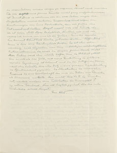Lot #3031 Albert Einstein Autograph Letter Signed - Image 2