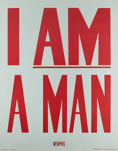 Lot #3001  Original 'I Am a Man' Poster