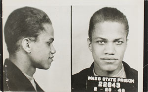 Lot #3004  Malcolm X Original Mug Shot