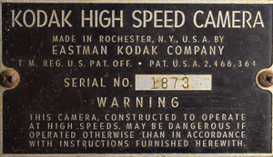 Lot #281  Kodak High Speed Camera - Image 7