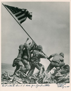 Lot #372  Iwo Jima: Joe Rosenthal