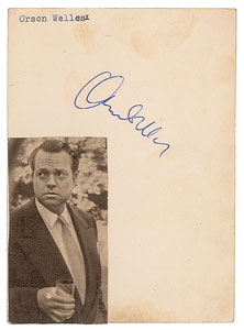 Lot #864 Orson Welles