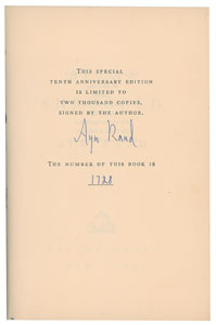 Lot #507 Ayn Rand - Image 2