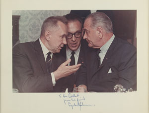 Lot #103 Lyndon B. Johnson - Image 1
