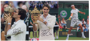 Lot #893 Roger Federer