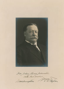Lot #130 William H. Taft - Image 1