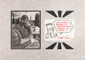 Lot #487 Matt Groening - Image 1